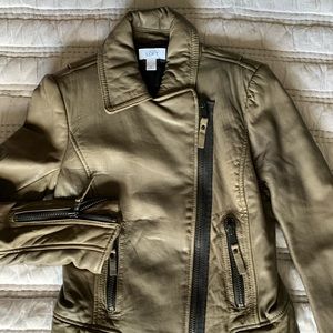 Ann Taylor LOFT Leather Moto Jacket